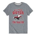 thumbnail image 1 of Case IH - Will Trade Sister For Tractor  - Youth Short Sleeve Tee, 1 of 4