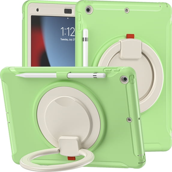 Case for IPad 10.2 2020 2019 7th 8th 9th Gen 9.7 2017 Air 4 10.9 Pro 11 2018 2021 Mini 4 5 6 Heavy Duty Shockproof Kids Cover (Matcha Green,IPad Air4 10.9)
