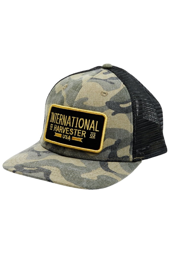 Men's Camo Print Ball Cap Camouflage One Size