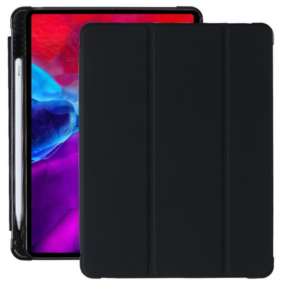 Case For Ipad 9Th Gen 2021 / 8Th Gen 2020 / 7Th Gen 2019 10.2 Inch With Pen Holder, Ultra Thin Lightweight Protective Case With Transparent Back Cover With Auto Sleep/Wake
