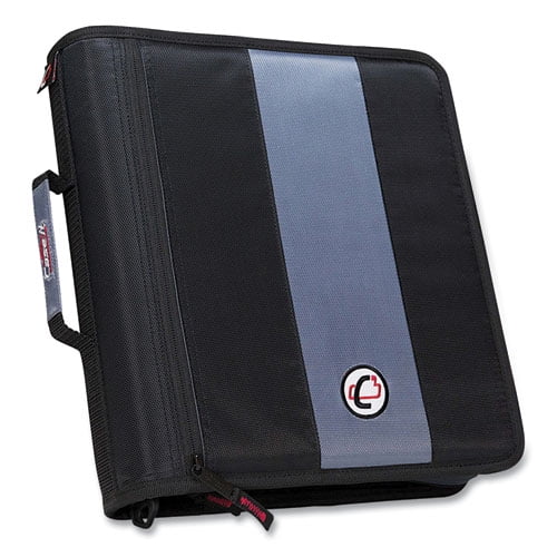 Case It Case-it Classic 2 3-Ring Zipper Binder Black D-251