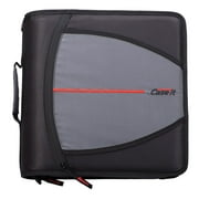 Case It Case-it Mighty Zip Tab 3 3-Ring Zipper Binder 169801
