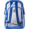 thumbnail image 1 of Case-It Clear Backpack, Blue, 1 of 4