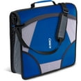 thumbnail interactive-video image 1 of Case It King Sized Zip Tab 4" 3-Ring Zipper Binders D-Ring Blue (D-186 BLU) D-186-MBLU, 1 of 8