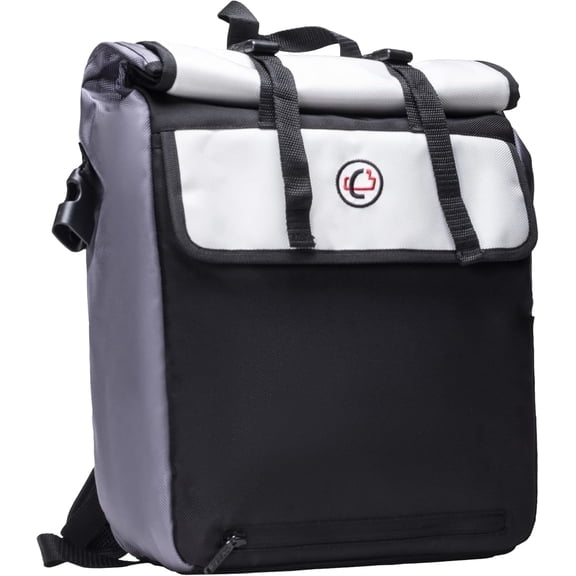 Case-It Laptop Backpack 2.0 with Hide-Away Binder Holder, Fits 13 Inch and Some 15 Inch Laptops, Black (BKP-202-BLK)