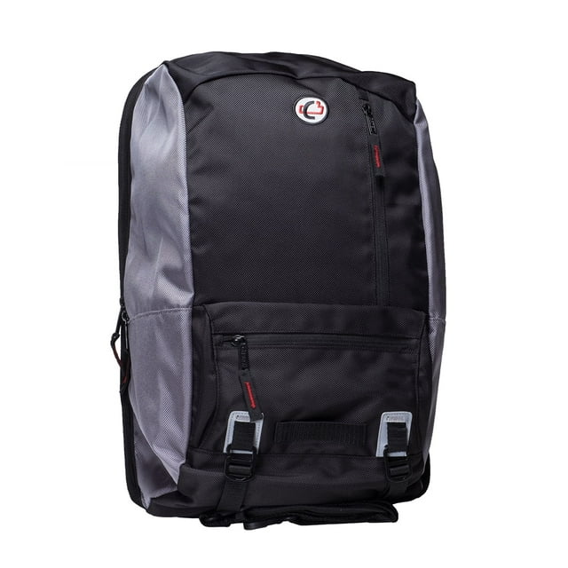 CaseIt The Classic Laptop Backpack, Fits 13 Inch and Some 15 Inch Laptops, Black (BKP303BLK