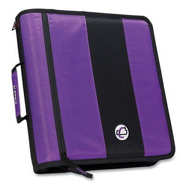 CaseIt The Classic Zipper Binder 2 Inch ORings Multiple Pockets