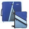 thumbnail image 1 of Case-it Zipper Binder | 3-Inch Capacity, Expanding File Folder, Tablet Case Bundle, Blue, 1 of 6