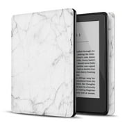 Case for Kindle 10th Generation - Slim & Light Smart Cover Case with Auto Sleep & Wake for Amazon Kindle E-reader 6" Display, 10th Generation 2019 Release Marble White