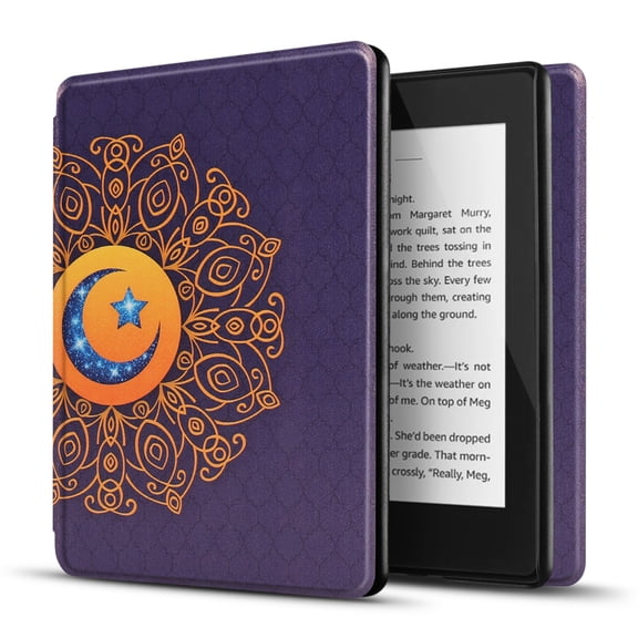 Case for Kindle 10th Generation - Slim & Light Smart Cover Case with Auto Sleep & Wake for Amazon Kindle E-reader 6" Display, 10th Generation 2019 Release (Star Moon)