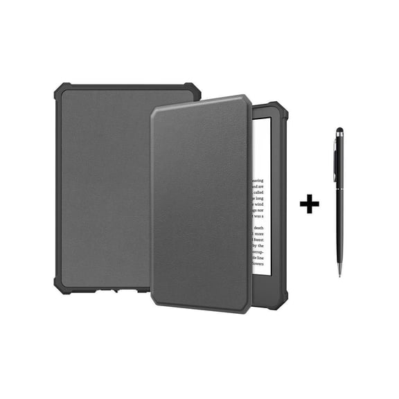 Case for Kindle 11th Generation 2022 Release, Ultra Thin Smart Protective Durable PU Leather Cover with Auto Sleep Wake Function with Universal Stylus Pen