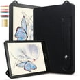 thumbnail image 1 of Case for Kindle Paperwhite 12th Gen 2024 (7") & Kindle Colorsoft Signature Edition - All New PU Leather Cover with Wrist Handle Kickstand Feature for Kindle Paperwhite Signature 2024 Released,Black, 1 of 6