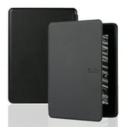 Case for Kindle Paperwhite 12th Gen 2024 / Paperwhite Signature Edition 12th Gen 2024 / Colorsoft Signature Edition 1st Gen 2024, 7 Inch Cover with Auto Sleep Wake Function, PU Leather + PC, Black