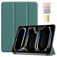 thumbnail image 1 of Case for Kindle Paperwhite 12th Gen 2024 / Paperwhite Signature Edition 12th Gen 2024 / Colorsoft Signature Edition 1st Gen 2024, Tri-fold Stand Smart PU Leather Cover with Auto Wake/Sleep, Deep Green, 1 of 7