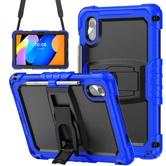 Case for Lenovo Idea Tab 11 inch 2025/Tab K11 Gen 2 11" 2025/Lenovo Tab M11/ K11 LTE 11'' 2024 Shockproof Cover with Pencil Holder/Shoulder Strap/Stand