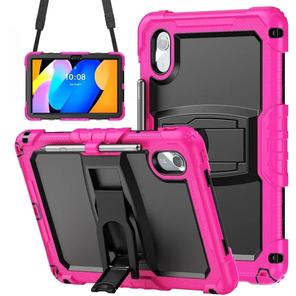 Case for Lenovo Idea Tab 11 inch 2025/Tab K11 Gen 2 11" 2025/Lenovo Tab M11/ K11 LTE 11'' 2024 Shockproof Cover with Pencil Holder/Shoulder Strap/Stand