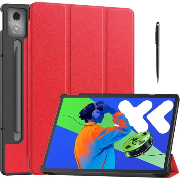Case for Lenovo Idea Tab Pro 12.7 inch 2025 TB-373FU TB-375FC, Slim Smart Cover Lightweight Hard Shell Protective Cover with Multi-Angle Stand, Universal Stylus Pen