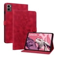 thumbnail image 1 of Case for Lenovo Legion Y700 8.8 inch TB-9707F, Flower Pattern PU Leather Multi-Angle Viewing Stand Shockproof Flip Case with Card Slot, Magnetic Clasp, Pencil Slot for Lenovo Legion Y700, Red, 1 of 7