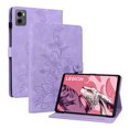 thumbnail image 1 of Case for Lenovo Legion Y700 8.8 inch TB-9707F, Flower Pattern PU Leather Multi-Angle Viewing Stand Shockproof Flip Case with Card Slot, Magnetic Clasp, Pencil Slot for Lenovo Legion Y700, Purple, 1 of 7