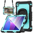 thumbnail image 1 of Case for Lenovo Tab 10.1 inch 2025 Model TB311FU TB311XU with Screen Preotector Pencil Holder Shockproof Rugged Cover with Kickstand Hand Strap Shoulder Strap, 1 of 7