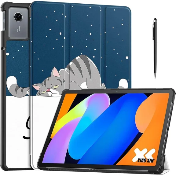 Case for Lenovo Tab Idea 11 inch 2025 / Xiaoxin Pad 11 2025 Slim Smart Cover Lightweight Hard Shell Protective Cover with Multi-Angle Stand, Universal Stylus Pen