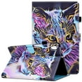 thumbnail image 1 of Case for Lenovo Tab M10 HD 2nd Gen 10.1 inch 2020, TB-X306X/X306F Cover, Allytech Shockproof PU Leather & TPU Back Anti-Scratch Folio Stand Auto Wake Sleep Case with Pen/Card Holder, Colorful Cat, 1 of 6