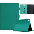 thumbnail image 1 of Case for Lenovo Tab M10 Plus 3rd Gen 10.6 inch (2022), Fiber Texture PU Leather Folio Stand Cover Flip Tablet Case with Credit Card Slot & Auto Wake/Sleep & Magnetic Clasp, Light Green, 1 of 6