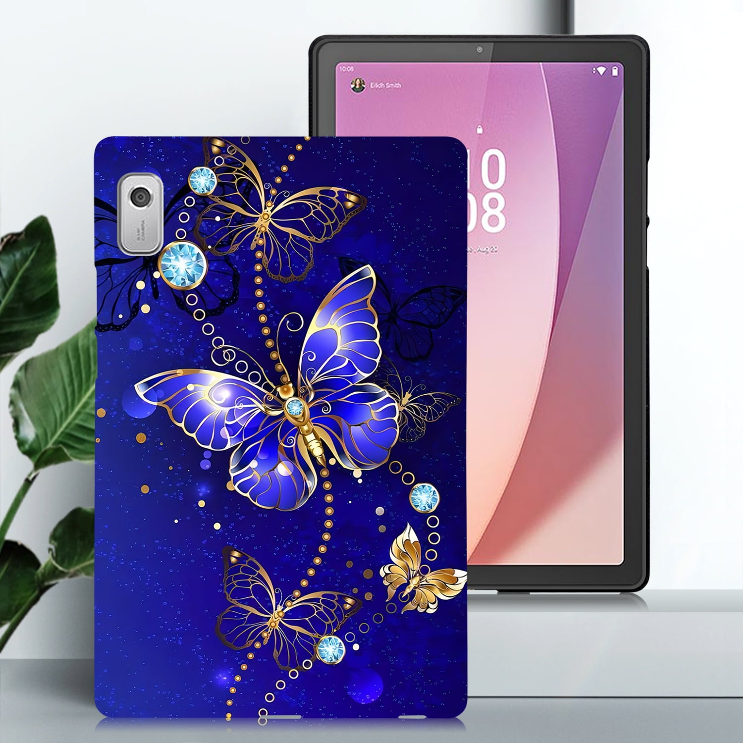 Case for Lenovo Tab M9 2023, Painting Pattern Flexible TPU Hybrid Cover