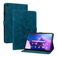 thumbnail image 1 of Case for Lenovo Tab M9 9.0" 2023, Flower Pattern PU Leather Multi-Angle Viewing Stand Shockproof Flip Case with Card Slot, Magnetic Clasp, Pencil Slot for Lenovo Tab M9 9.0" 2023, Darkblue, 1 of 7