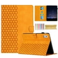 thumbnail image 1 of Case for Lenovo Tab P11 2nd Gen 11.5 Inch 2023, Embossed PU Leather Cover Flip with Smart Auto Wake / Sleep Stand Function Pencil Holder and Card Slots & Footgrip Case, Yellow, 1 of 5