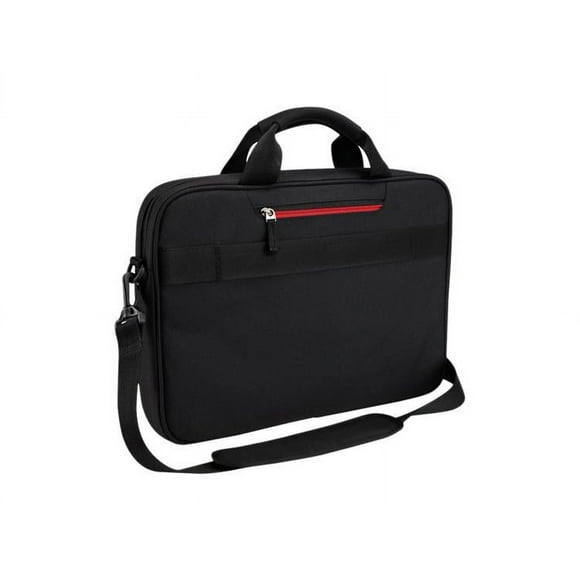 Case Logic 3201434 17.3 in. x 3.2 in. x 12.5 in. Polyester Diamond Briefcase for 17 in. Devices - Black