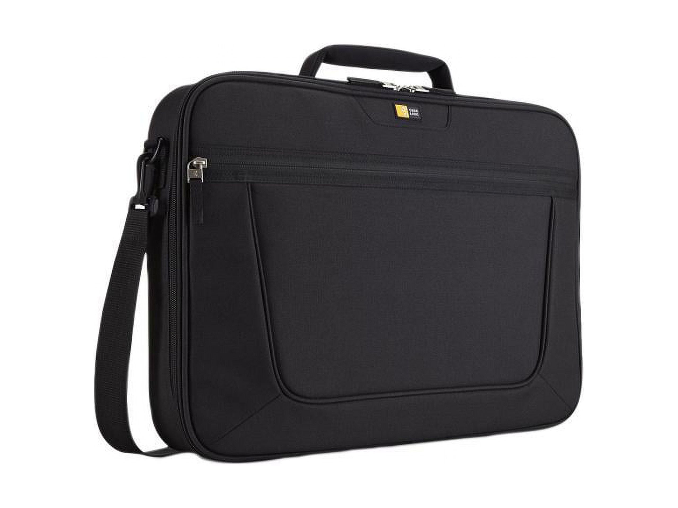 Case Logic 17.3 Clamshell Laptop Briefcase, Black 