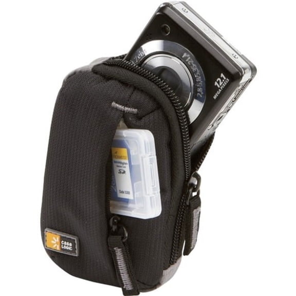 Case Logic Carrying Case Camera, Accessories, Memory Card, Black