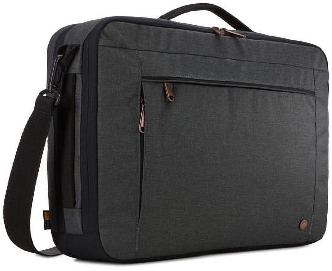 Case Logic Era 15.6 inches Unisex Hybrid Briefcase Melange Fabric, Obsidian