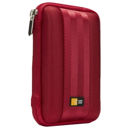 Case Logic Portable Hard Drive Case, Red