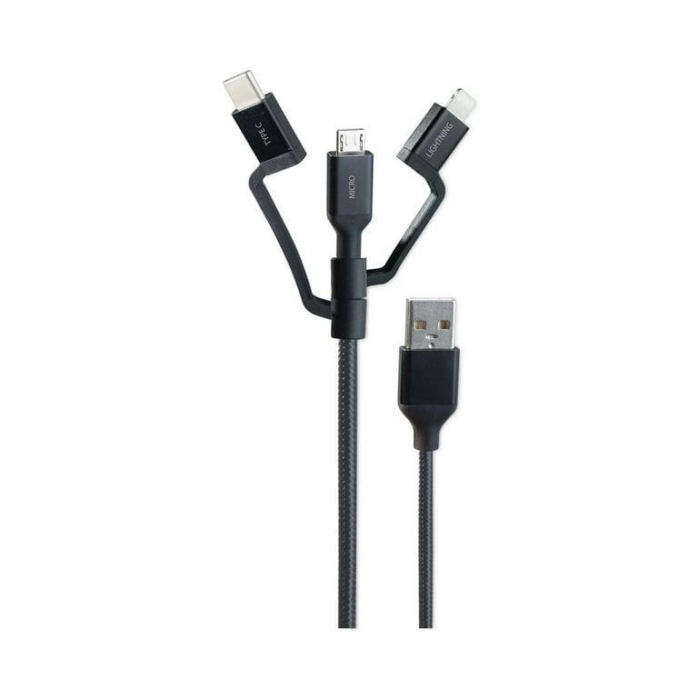 Universal USB Cable, 3.5 ft, Black Universal USB Cable, 3.5 ft, Black