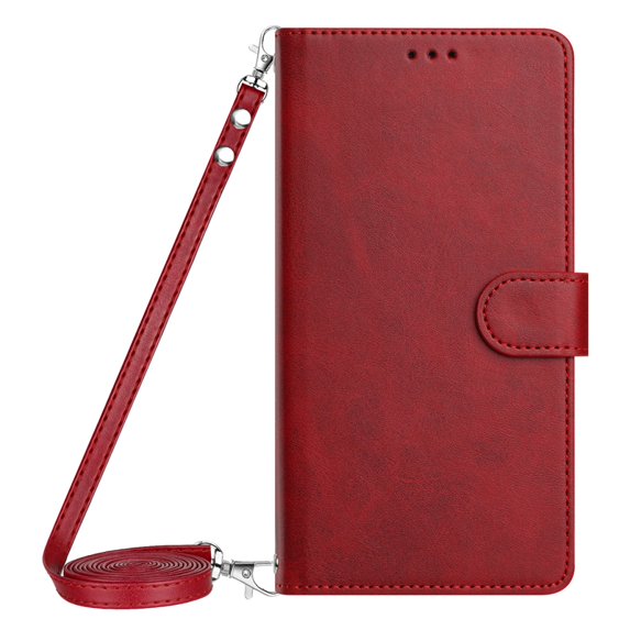 Case for MOTO E14 4G Folio Flip Wallet Case with Splash Proof Leather Card Slots Cash Pocket Kickstand Rfid Blocking Full Body Protection Scratch Proof Phone Cover