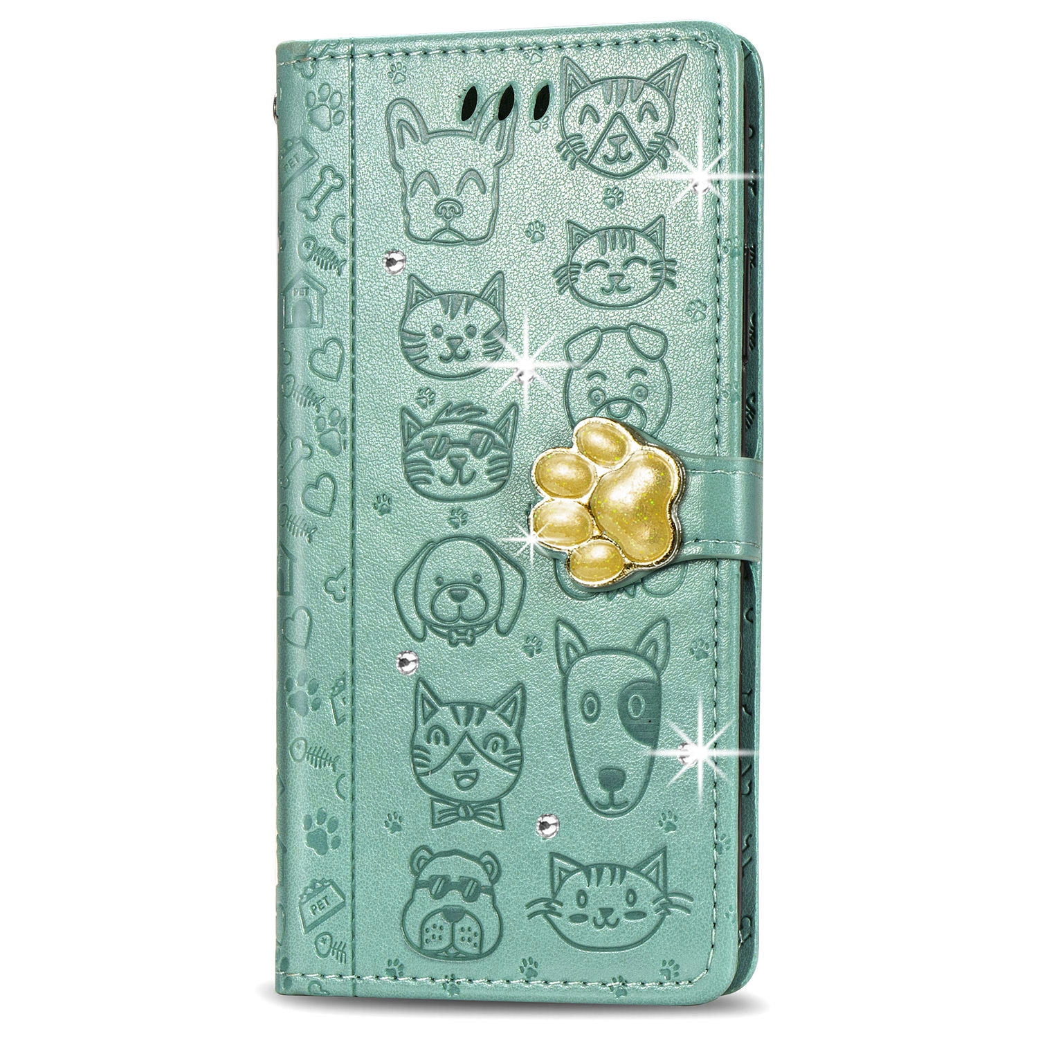 Case for MOTO G Power 5G 2024 Cartoon girl wallet case, cat dog