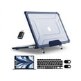 thumbnail image 1 of Case for MacBook Air 15 inch 2023 M2 Chip Model A2941, Laptop Hard Shell Cover with Fold Kickstand, Keyboard Skin, Screen Protector, Camera Cover, USB C Adapter, 1 of 7
