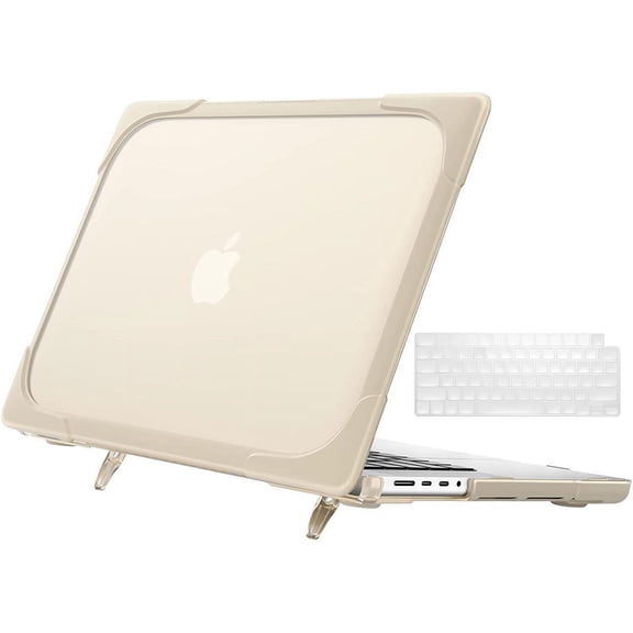 Case For MacBook Pro 14 inch 2024 2023 2022 2021 Release M3 A2918 A2992 M2 A2779 M1 A2442 Pro Max, Hard Protective Cover Shell with Stand and Keyboard Skin