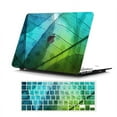 thumbnail image 1 of Case for MacBook Pro 15 inch with Keyboard Cover, MacBook Pro 15 inch Case A1707 A1990, GMYLE Floral Snap on Hard Shell Case Cover Keyboard Skin Set (Green Leaf 1), 1 of 4