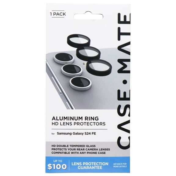 Case-Mate Aluminum Ring HD Lens Protectors for Samsung Galaxy S24 FE