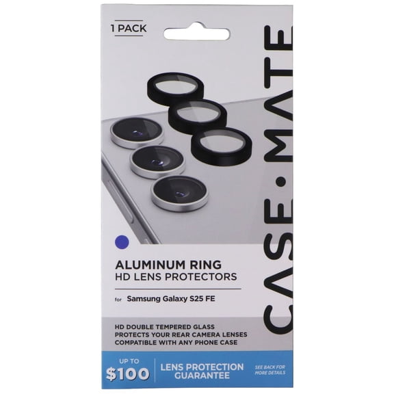 Case-Mate Aluminum Ring HD Lens Protectors for Samsung Galaxy S25 FE