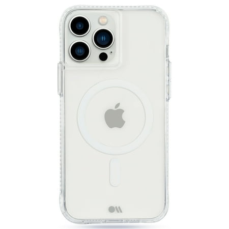 Case-Mate - Tough Clear Plus Hardshell Case w/ MagSafe w/ Antimicrobial for iPhone 13 Pro - Clear