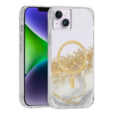 Case-Mate Apple iPhone 14 Plus Case [MagSafe Compatible] - 10Ft. Drop Protection - Karat Marble