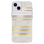 Case-Mate iPhone 14 Plus Case - Pearl Stripes - 10ft Drop Protection - Compatible with MagSafe & Wireless Charging - Luxury Bling Cover for iPhone 14 Plus - Slim Anti Scratch Shock Absorbing Materials