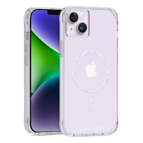 Case-Mate Apple iPhone 14 Plus MagSafe Compatible Case - Twinkle Diamond Clear