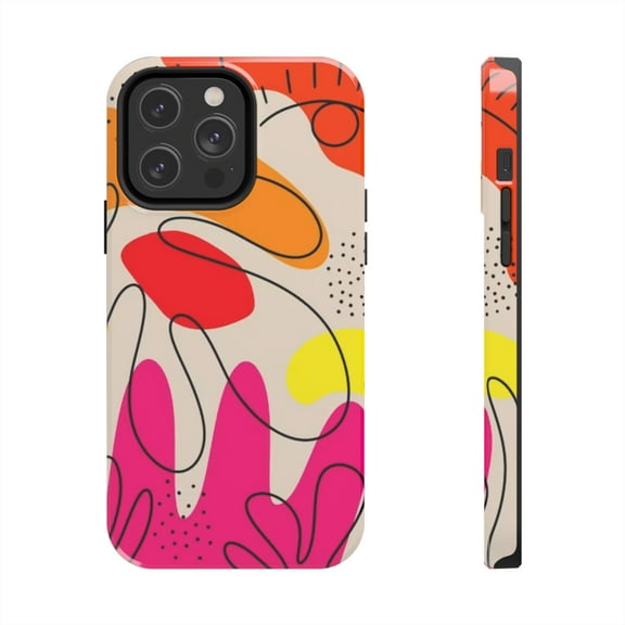 Case-Mate Apple iPhone 14 Pro Max Plus Tough Phone Case Abstract Art Design