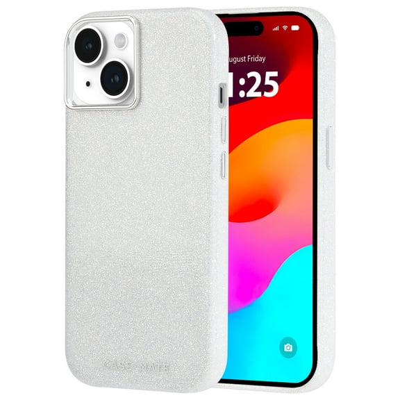 Case-Mate Apple iPhone 15 Case [MagSafe Compatible] - 12ft Drop Protection - Shimmer Iridescent