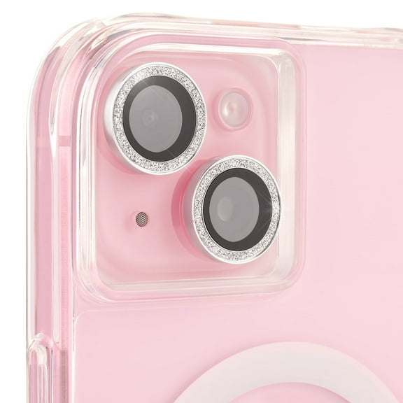 Case-Mate Apple iPhone 15 Plus / iPhone 15 Camera Lens Protector with Aluminum Rings - Twinkle